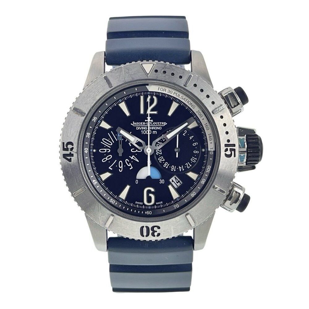 Jaeger-LeCoultre Master Titanium Black Dial 44mm Automatic Mens Watch W186T670